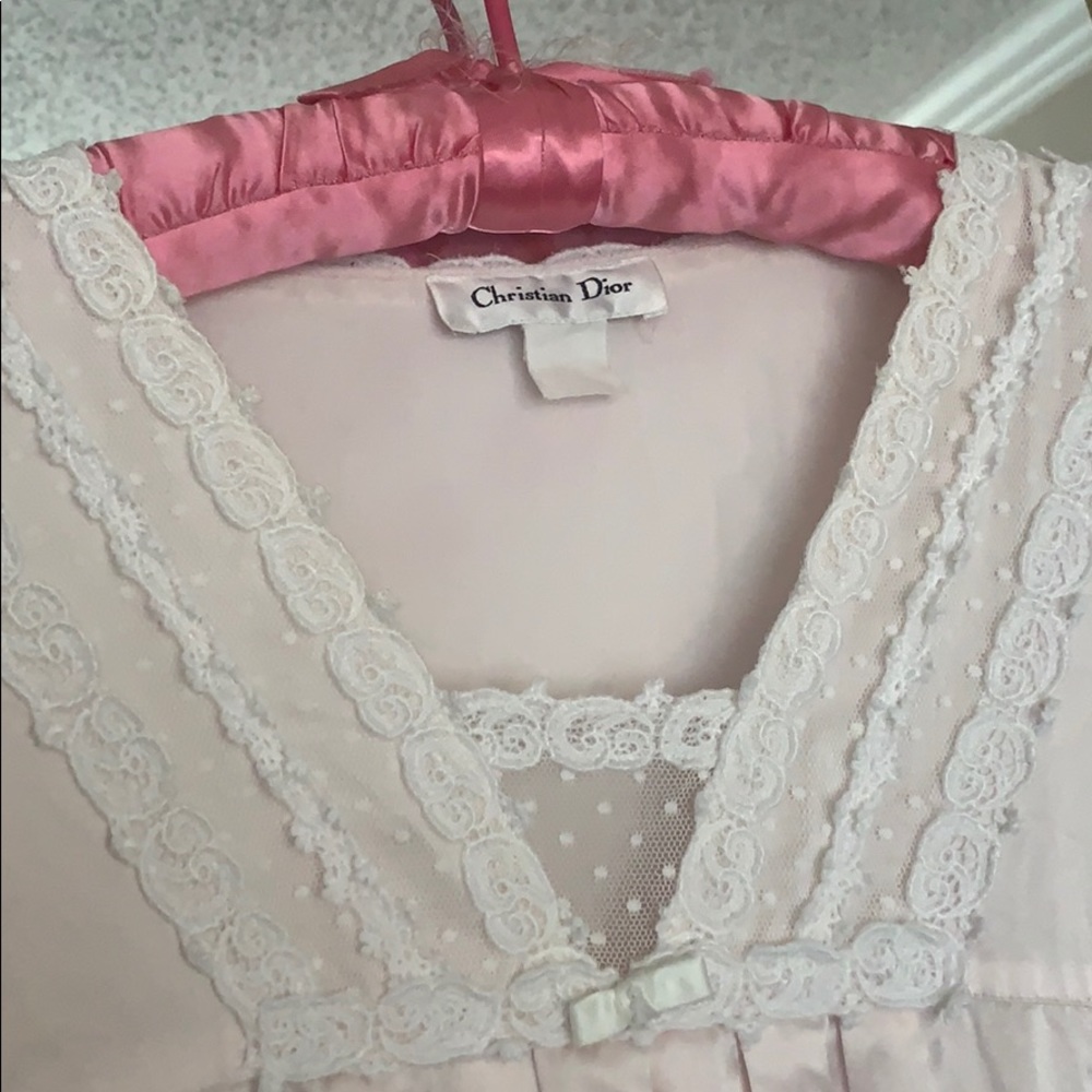 Vintage Christian Dior baby pink Nightgown